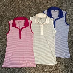 Nike Dry-Fit women’s golf polos size XS